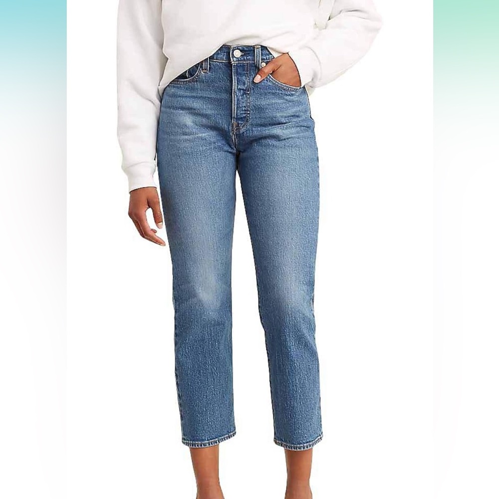 Levi’s Wedgie Straight Jeans in Jive Sound